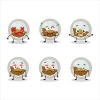 Coco ichibanya curry cartoon character with nope expression vector