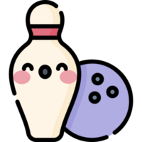 conception d'icône de bowling png