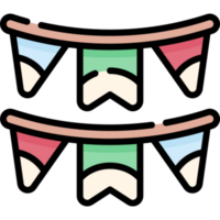 bunting icon design png