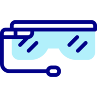 diseño de icono de gafas inteligentes png