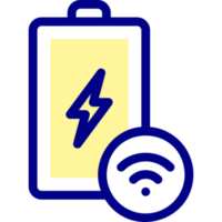 conception d'icône de batterie png