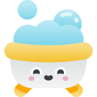 diseño de icono de bañera png