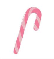 Christmas candy cane. Simple image of a candy cane. Vector images