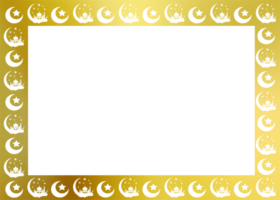 template border frame Islamic png