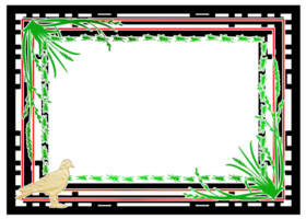 template frame border had animal icon png