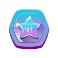 VIP badge avec une étoile. png