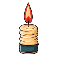 Beautiful Candle Clipart - Ai Generative png