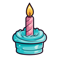 Beautiful Candle Clipart - Ai Generative png