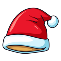 Natal santa chapéu clipart - ai generativo png