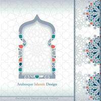 Arabesque islamic banner collection. Set of arabesque patterns vector backgrounds. Color abstract ornaments. You can use it for backgrounds, invitations, business cards, banners, wallpapers