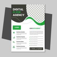 Colorful corporate and business flyer collection, corporate poster, flyer bundle, brochure, annual report, proposal, leaflet, company profile, digital marketing poster and a4 layout with mockup vector