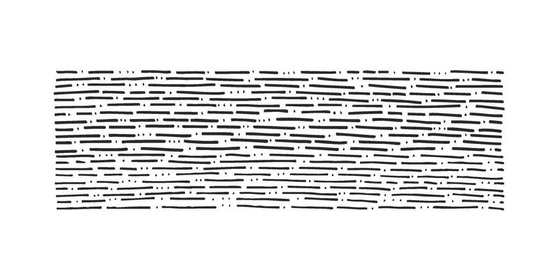Horizontal pattern, texture, line hand drawn. Hatch drawing pen ink and crosshatch draw pencil sketch Doodle scratch style. Black shape on white background. Vintage graphic design. Vector illustration