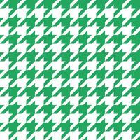 Seamless Green And White Houndstooth Pattern vector