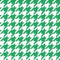 Seamless Green And White Houndstooth Pattern vector