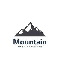 Mountain vector icon design template