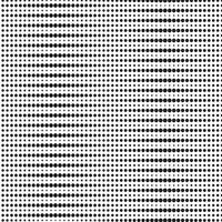 abstract monochrome geometric black small to big horizontal halftone dot pattern art. vector