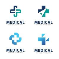 Medical logo icon design template elements vector