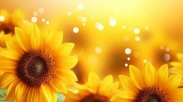 Sunflower flower for background photo