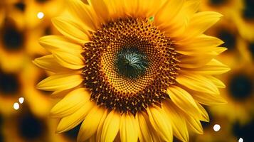 Sunflower flower for background photo