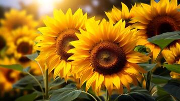 Sunflower flower for background photo