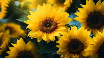 Sunflower flower for background photo