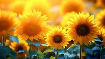 Sunflower flower for background photo