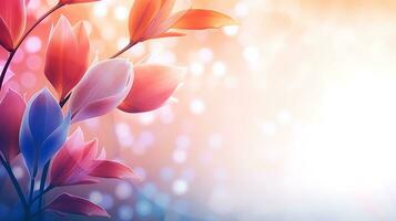 flower for nature background photo