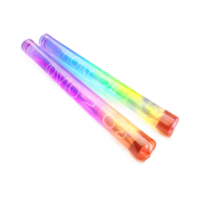 Baton relay rainbow color ai generative png