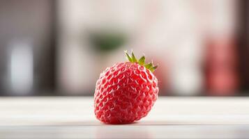 foto de pineberry en un minimalista mesa. generativo ai