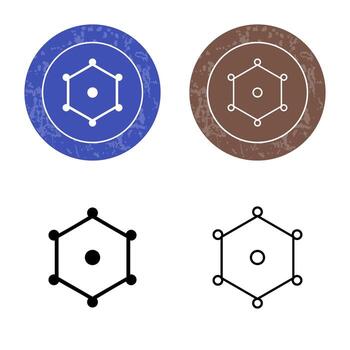 Unique Nodes Vector Icon