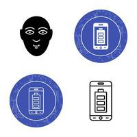 Mobile Battery Vector Icon