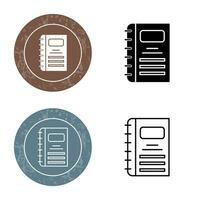 Notebook Vector Icon