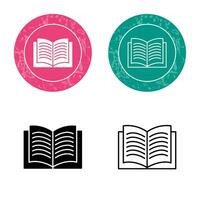 Unique Textbook Vector Icon