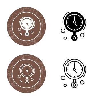 Wall Clock Vector Icon