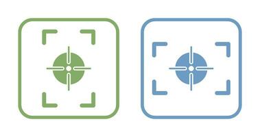 focus vertical and focus horizontal Icon vector