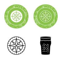 pinta de icono de vector de cerveza