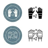 Winter Gloves Vector Icon