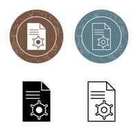 Unique Content Management Vector Icon