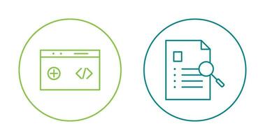 clean code and case study Icon vector