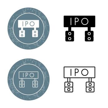 Ipo Vector Icon