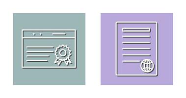 quality assurance and press release Icon vector