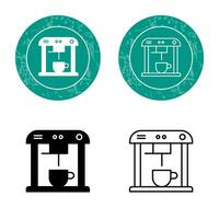 Unique Coffee Machine Vector Icon