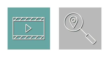 video animation and tracking services Icon vector