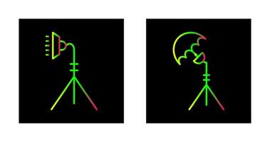 light stand and studio Icon vector