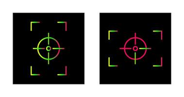 focus vertical and focus horizontal Icon vector