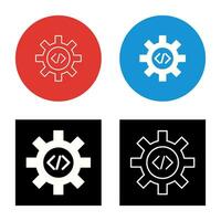 Unique Code Optimization Vector Icon