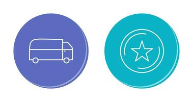 favorite and home delivery  Icon vector