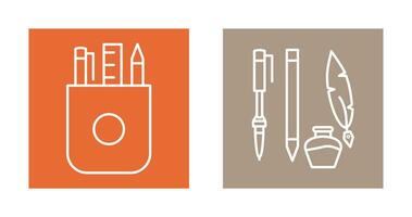 Stationery and Writing Equipment Icon vector