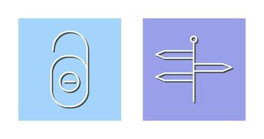 do not disturb and directions  Icon vector