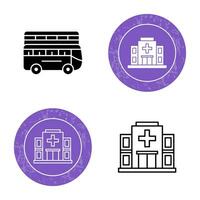 Double Bus Vector Icon